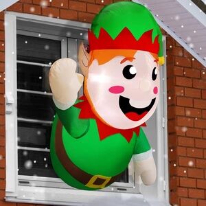 Inflatable Elf Decoration
